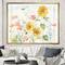 Designart - Floursack Florals I - Floral & Botanical Canvas in Gold Frame